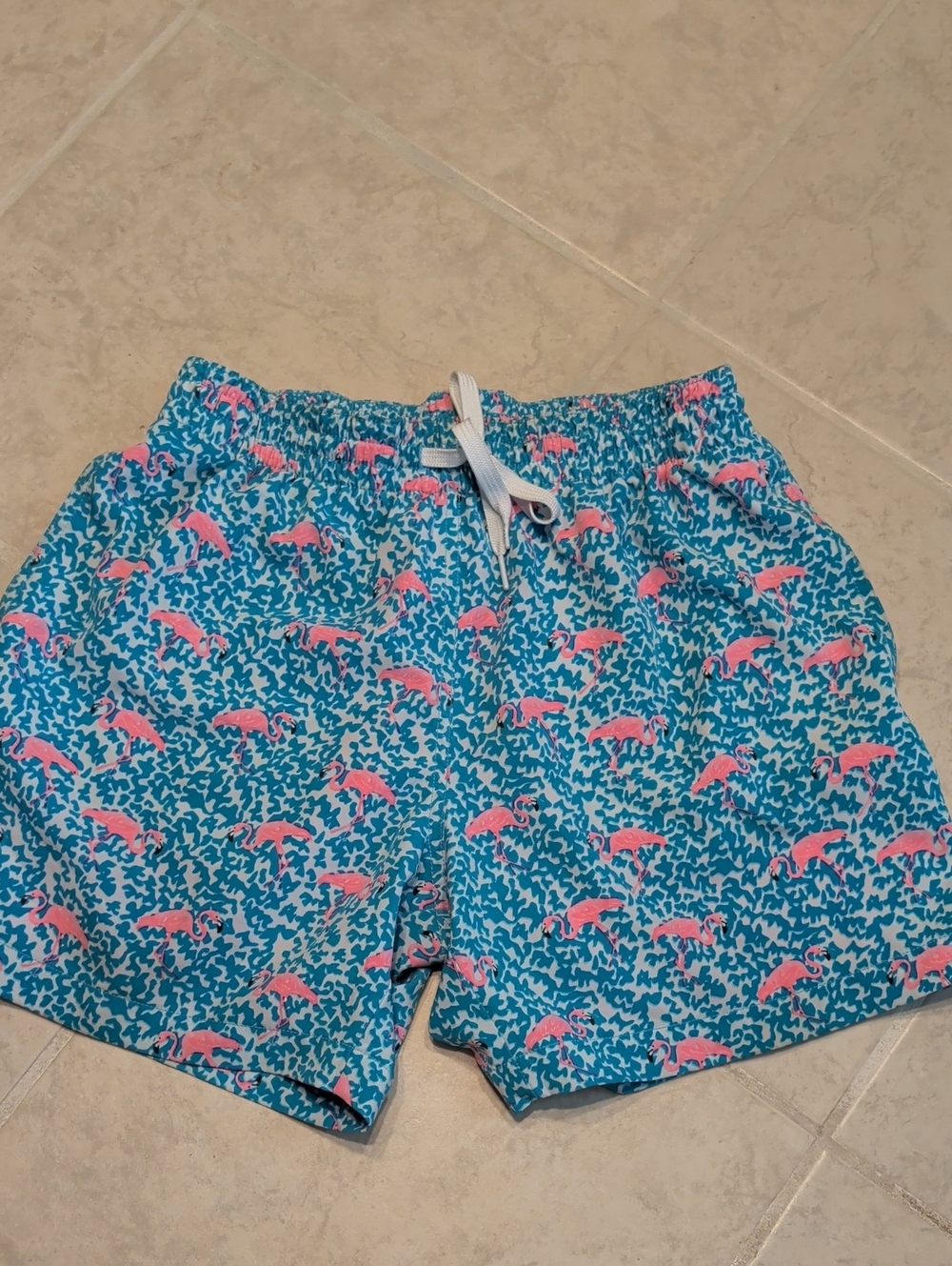 Chubbies - The Domingos Are For Flamingos Stretchy Swim Trunks